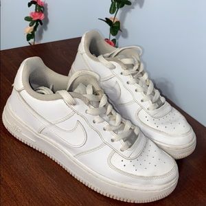 White Nike Air Force 1s